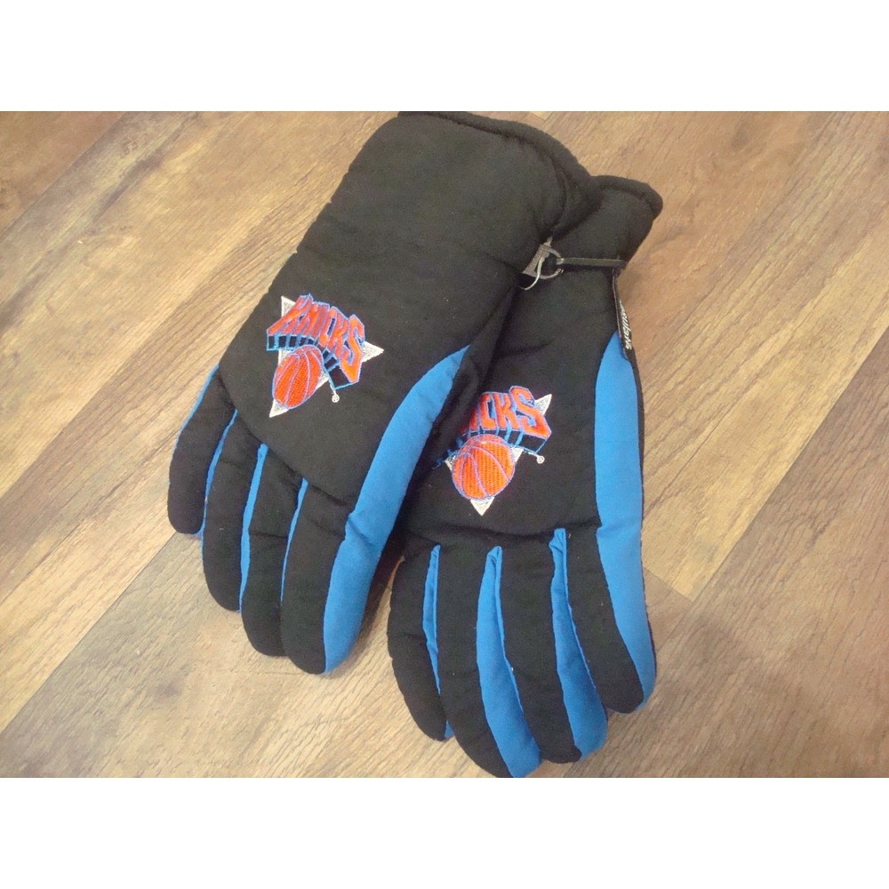 knicks YOUTH  GLOVES‎ MITTENS 90S DEADSTOCK  VINTAGE ST4